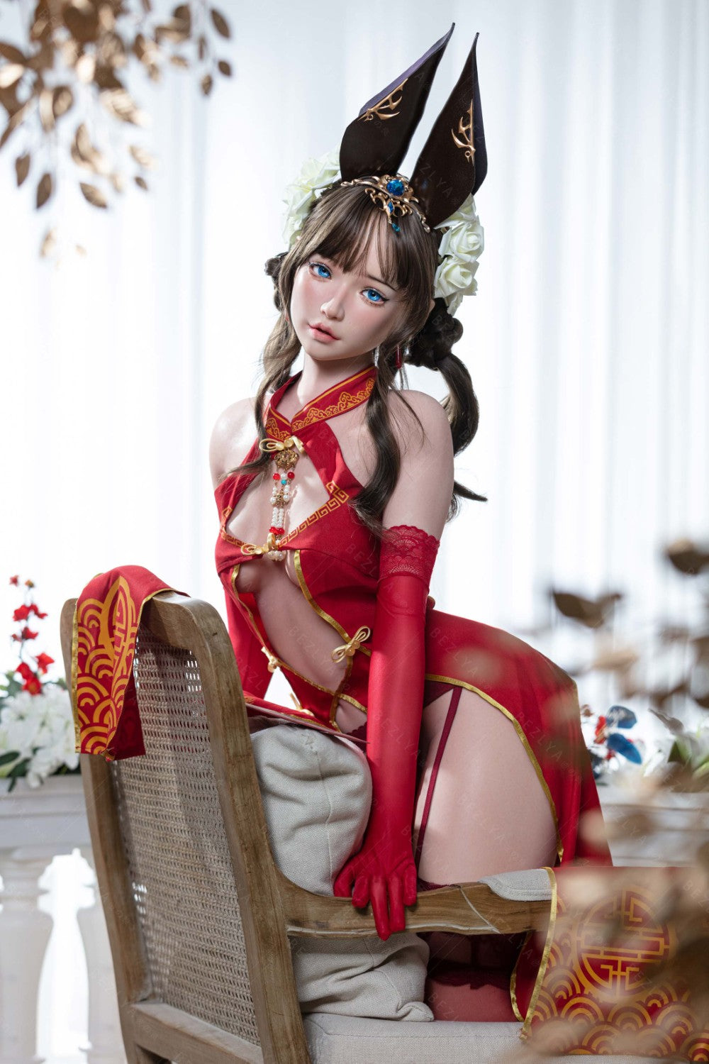 Mandradoras seksa lelle (Bezlya Doll 155 cm B krūze 2,1 silikona)