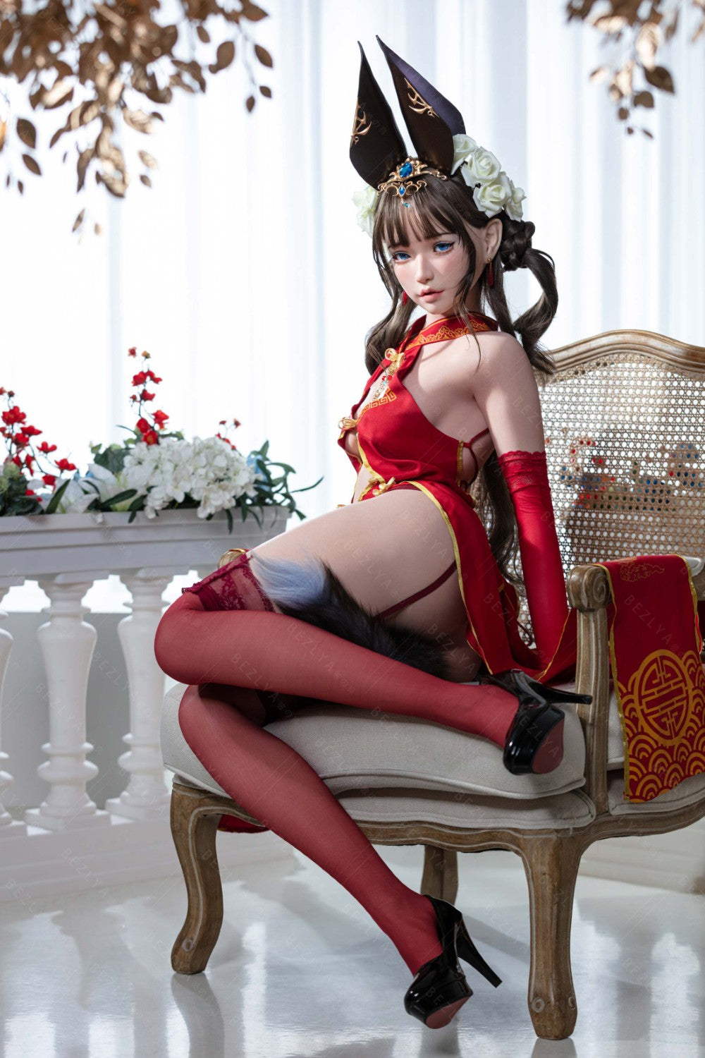 Mandradoras seksa lelle (Bezlya Doll 155 cm B krūze 2,1 silikona)
