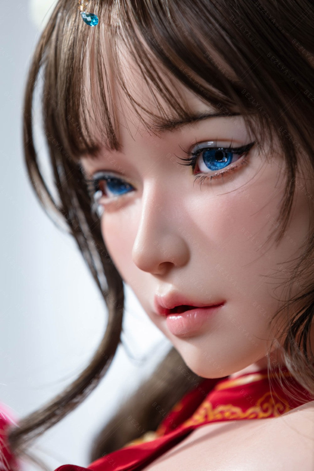 Mandradoras seksa lelle (Bezlya Doll 155 cm B krūze 2,1 silikona)