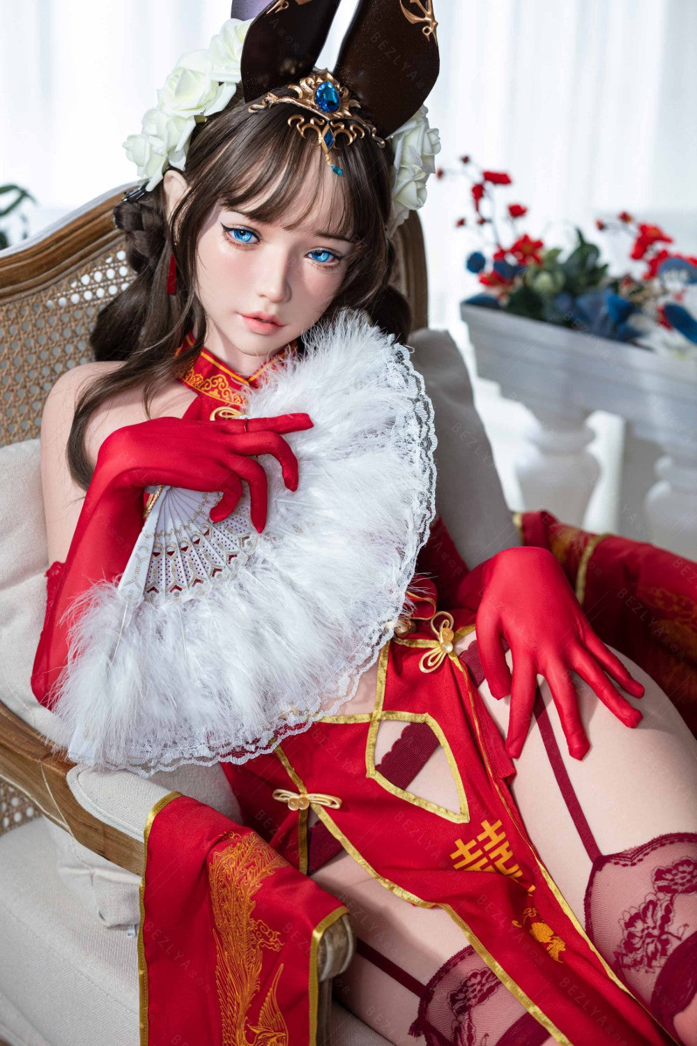 Mandradoras seksa lelle (Bezlya Doll 155 cm B krūze 2,1 silikona)