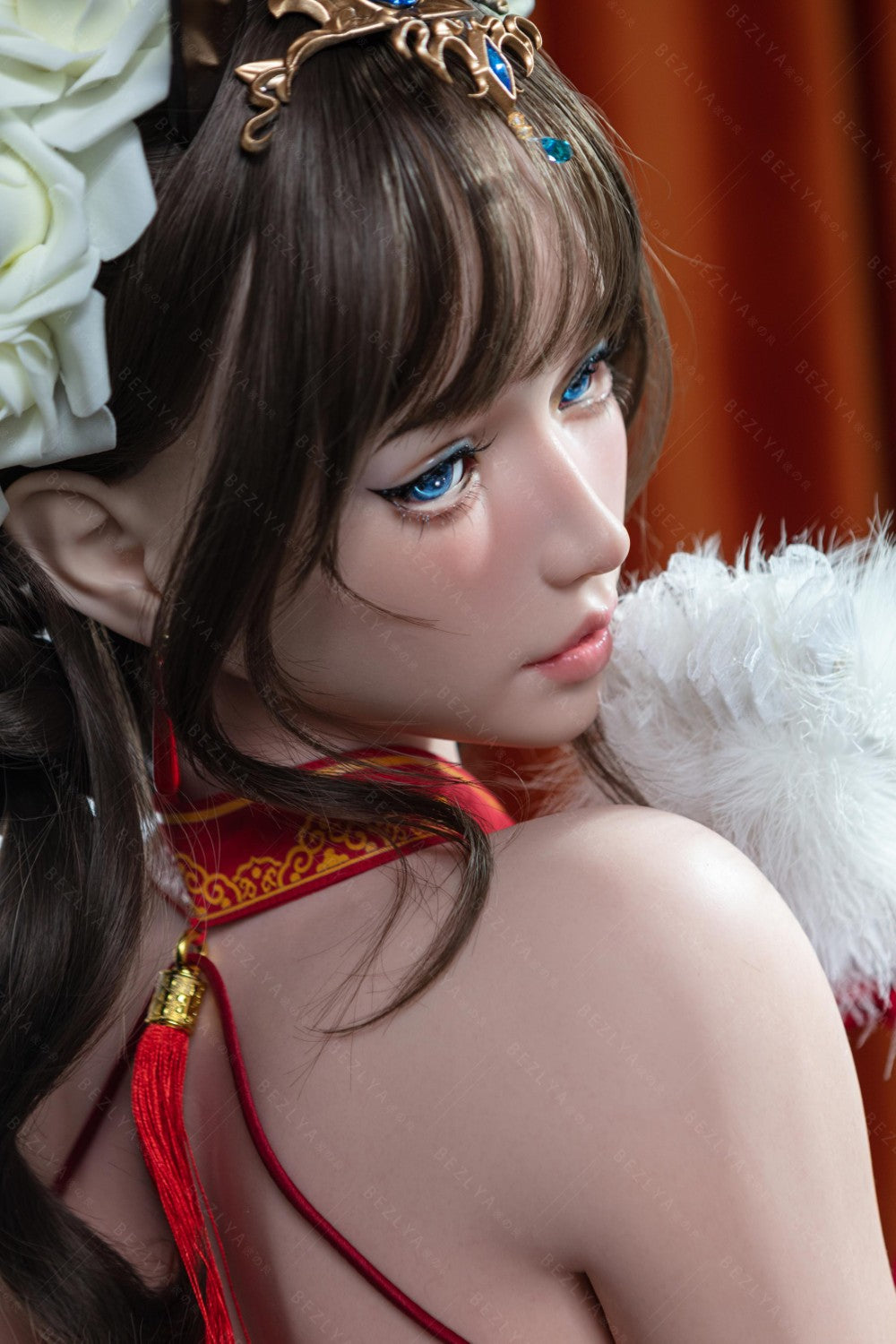 Mandradoras seksa lelle (Bezlya Doll 155 cm B krūze 2,1 silikona)