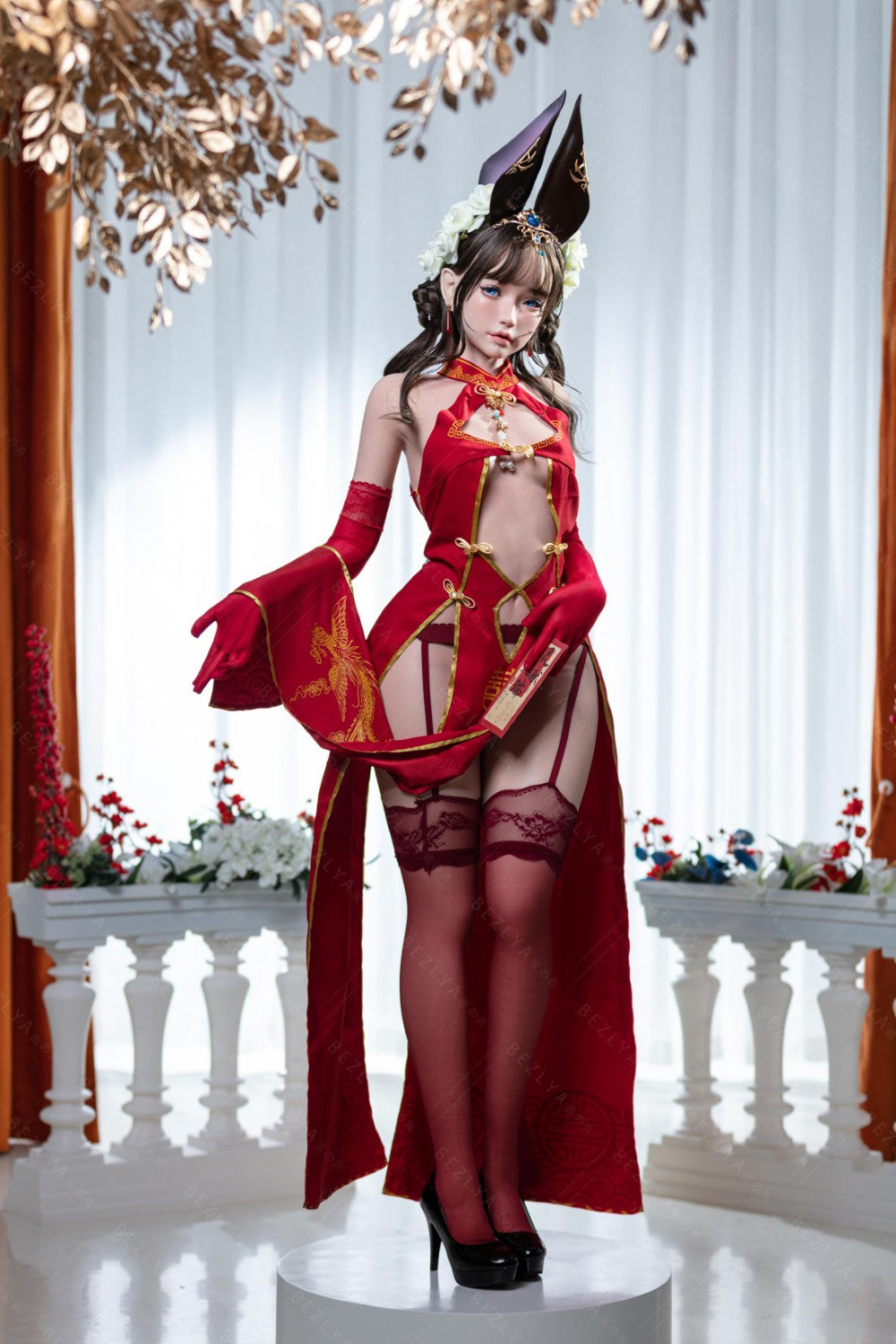 Mandradoras seksa lelle (Bezlya Doll 155 cm B krūze 2,1 silikona)
