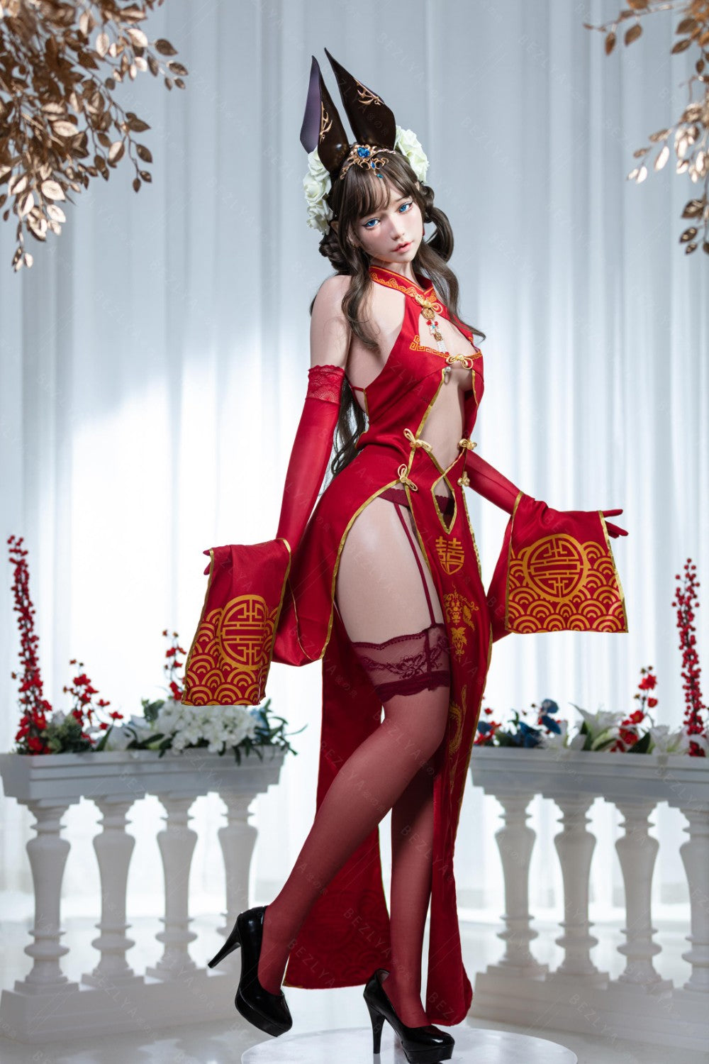 Mandradoras seksa lelle (Bezlya Doll 155 cm B krūze 2,1 silikona)