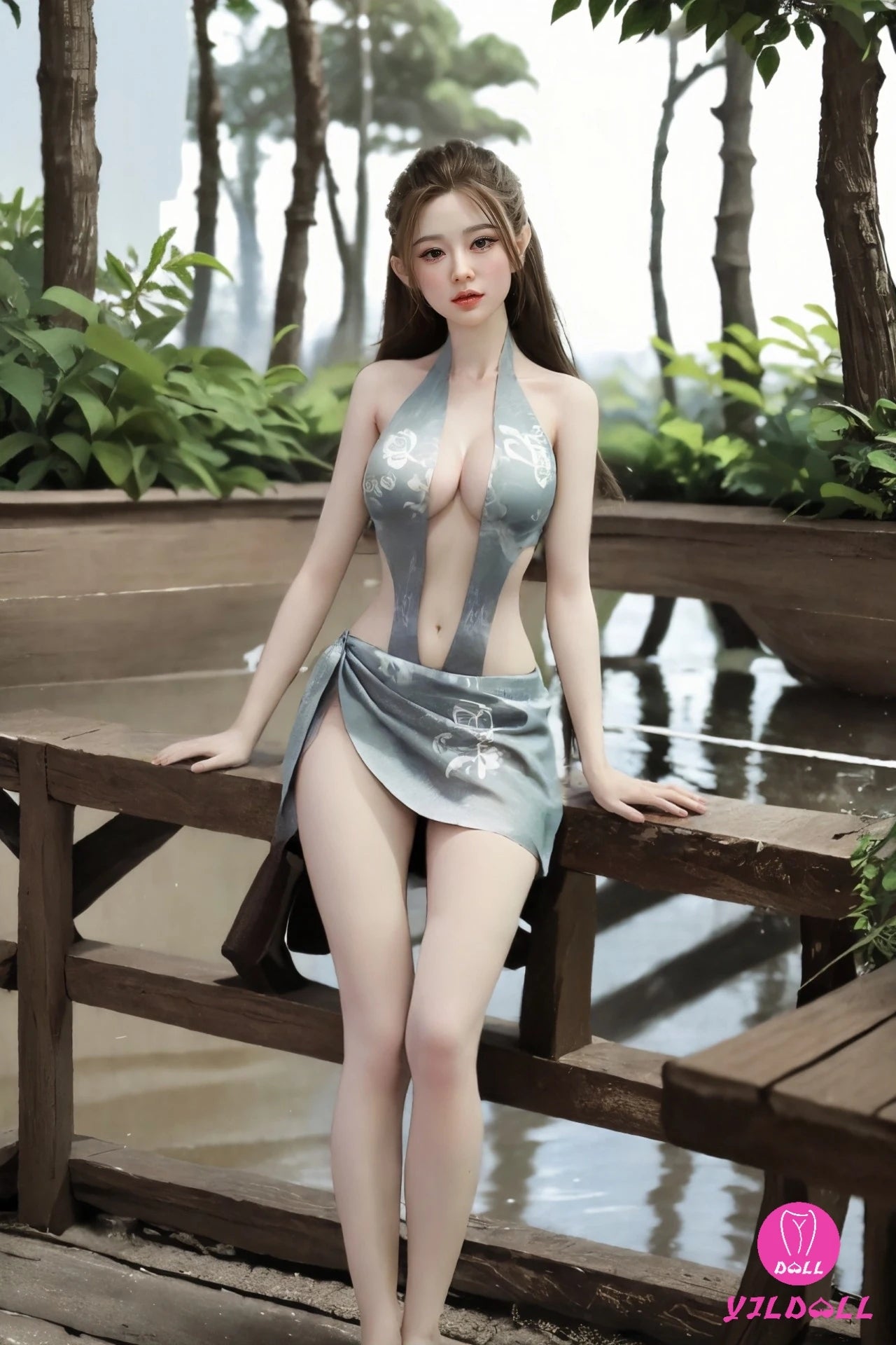 Elliota seksa lelle (YJL Doll 168 cm E-Cus #402 TPE+Silikona)