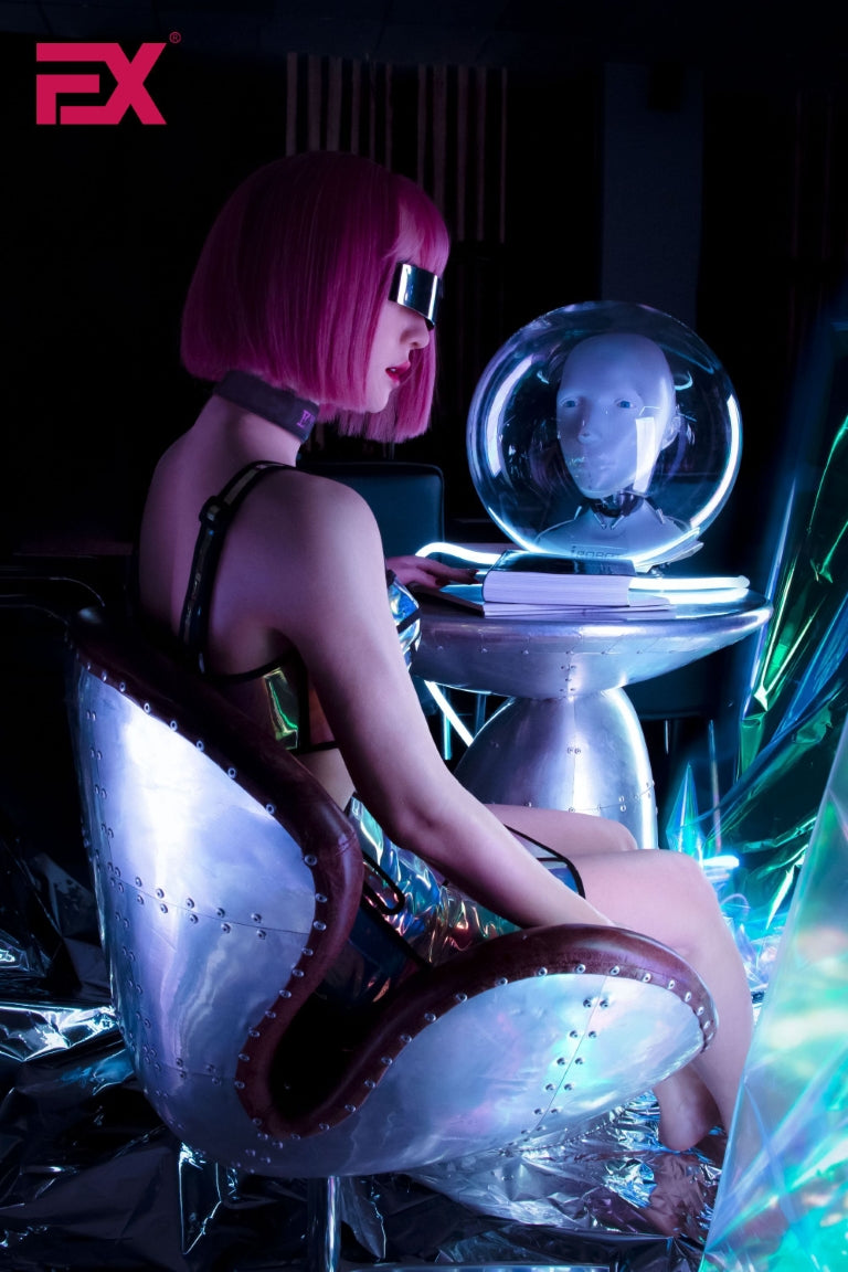 Jie CyberPunk seksa lelle (EXDoll 166 cm B kauss #Exclone Silicone)