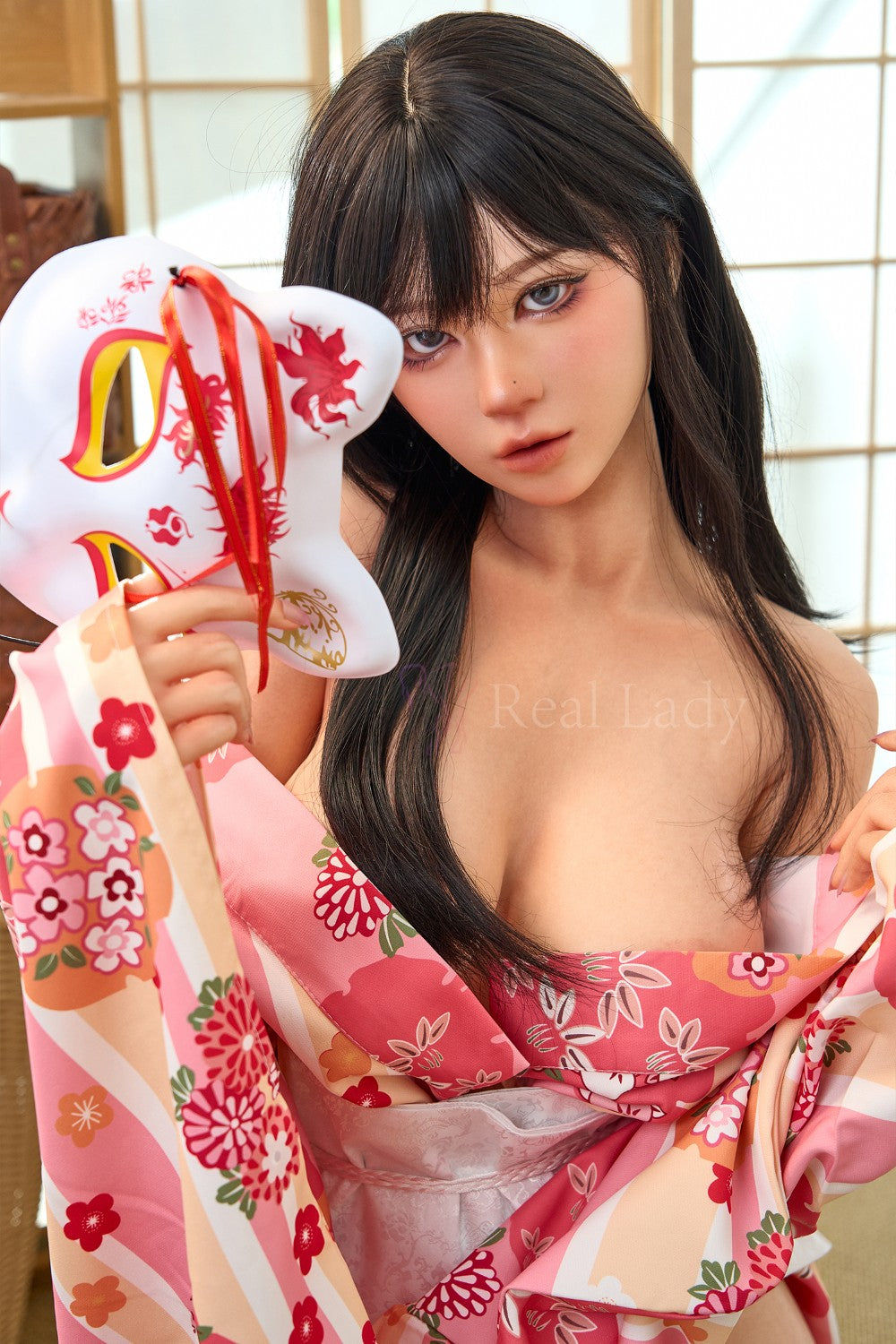 Seksa lelle Kagura (Real Lady 150 cm F-kauss T6 RST silikons)