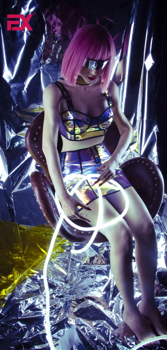 Jie CyberPunk seksa lelle (EXDoll 166 cm B kauss #Exclone Silicone)