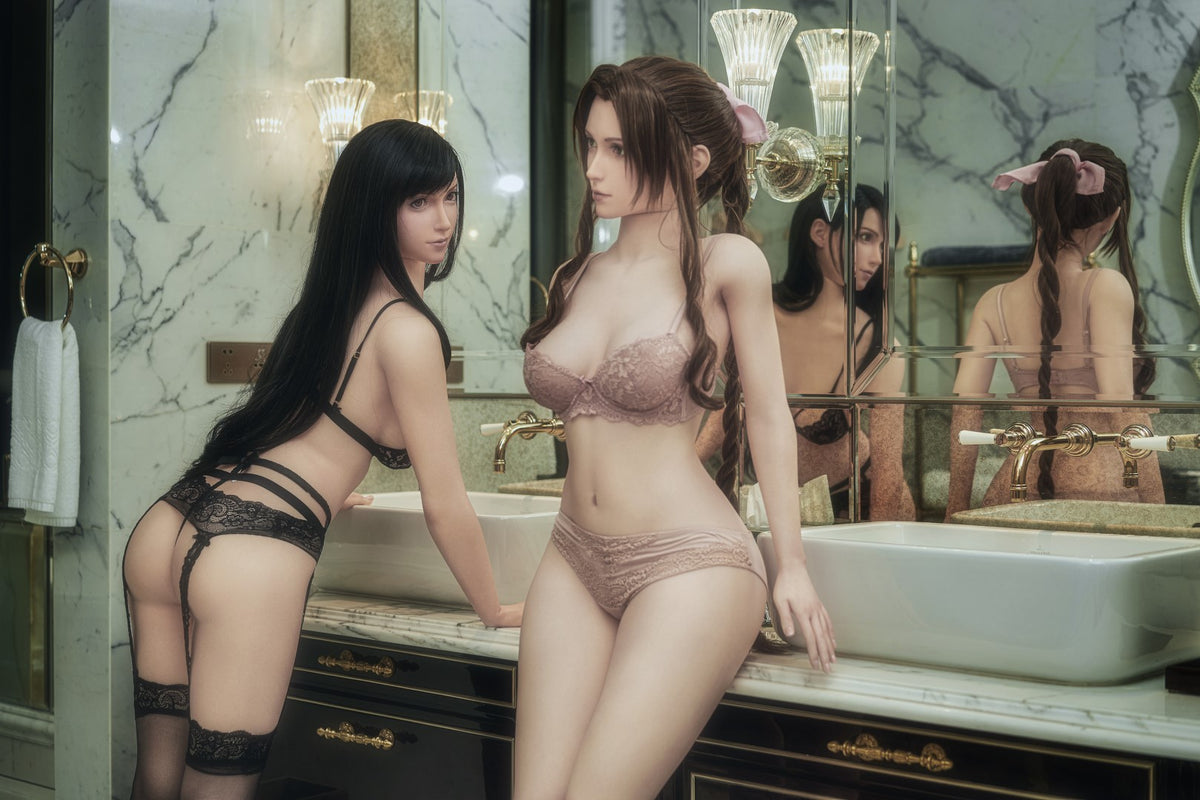 Aerith Sex Doll (Game Lady 167cm D-Cup Nr.04 silikons)
