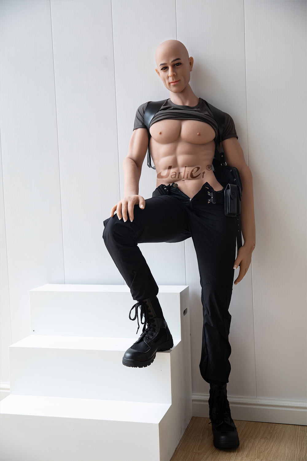 Vīriešu seksa lelle matēta — 170 cm reālistiska TPE lelle ar muskuļu ķermeni