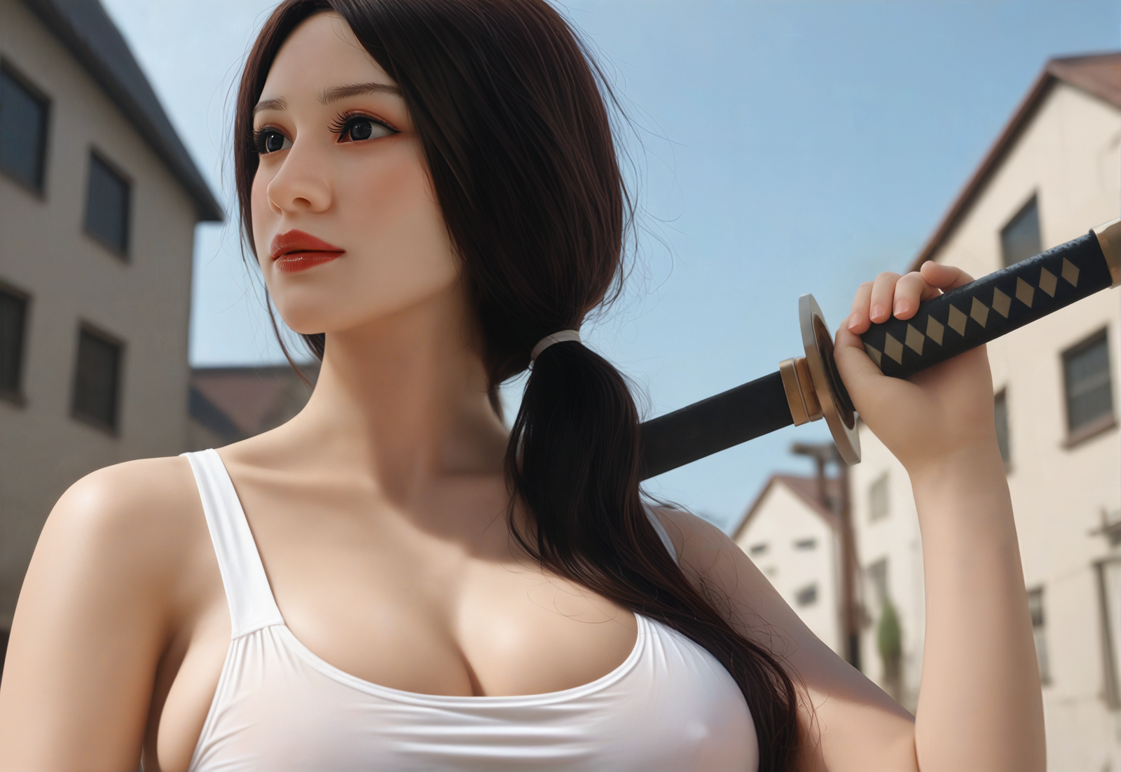 Seksa lelle Šēlija (Aibei Doll 153 cm N-Cus #AB5 TPE+Silikona)