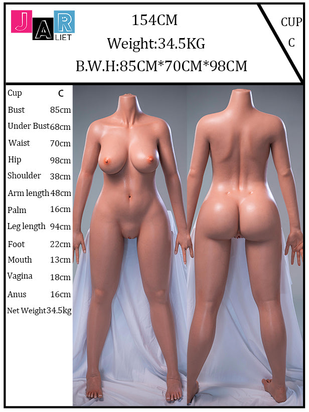 Liza seksa lelle (Jarliet 154 cm C-Cup silikona)