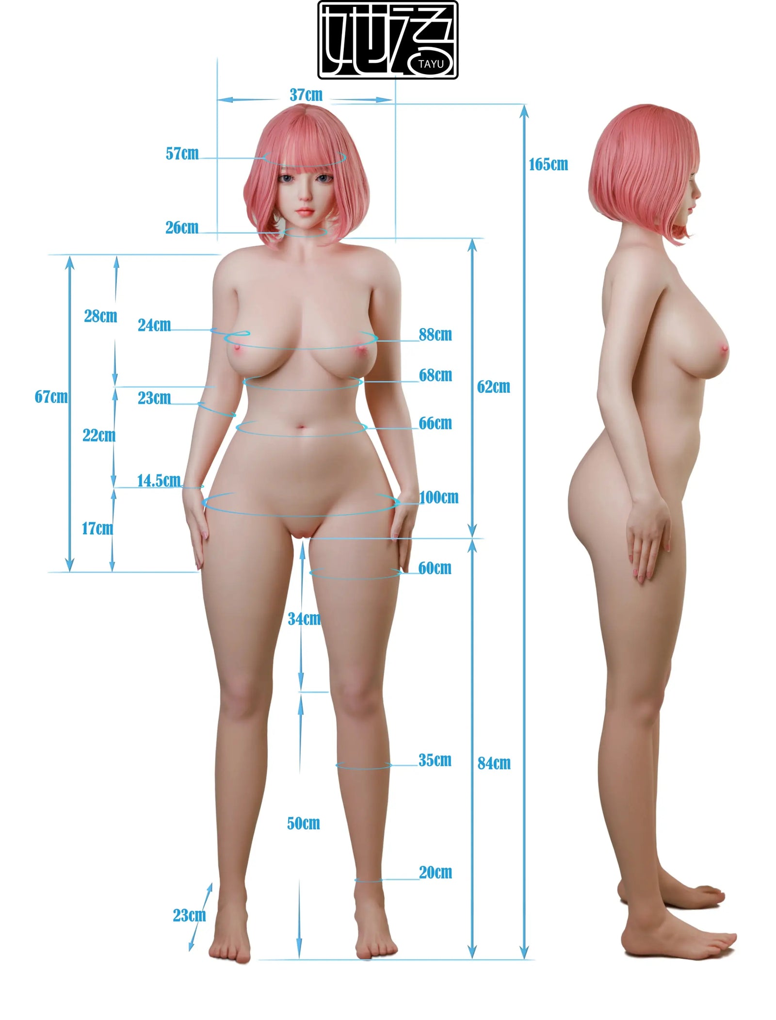 aprīļa seksa lelle (Tayu Doll 165 cm E-Cup ZC-24# silikona)