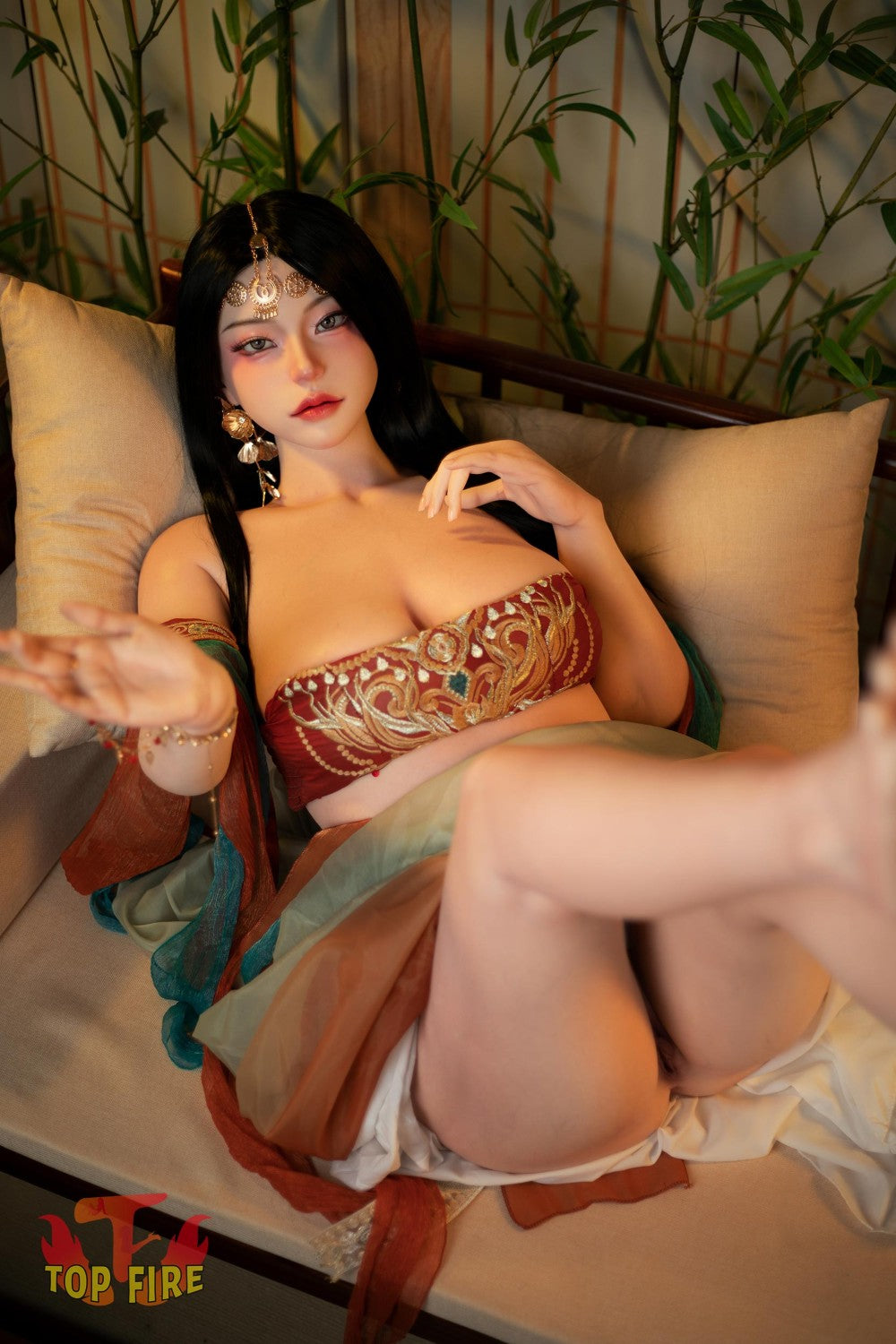 Seksa lelle Ārija (Top Fire Doll 160 cm F kauss T67 silikona)
