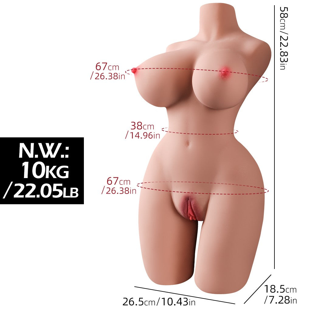 Izliekts rumpis (EL-Doll 58 cm E-cup TPE) EXPRESS