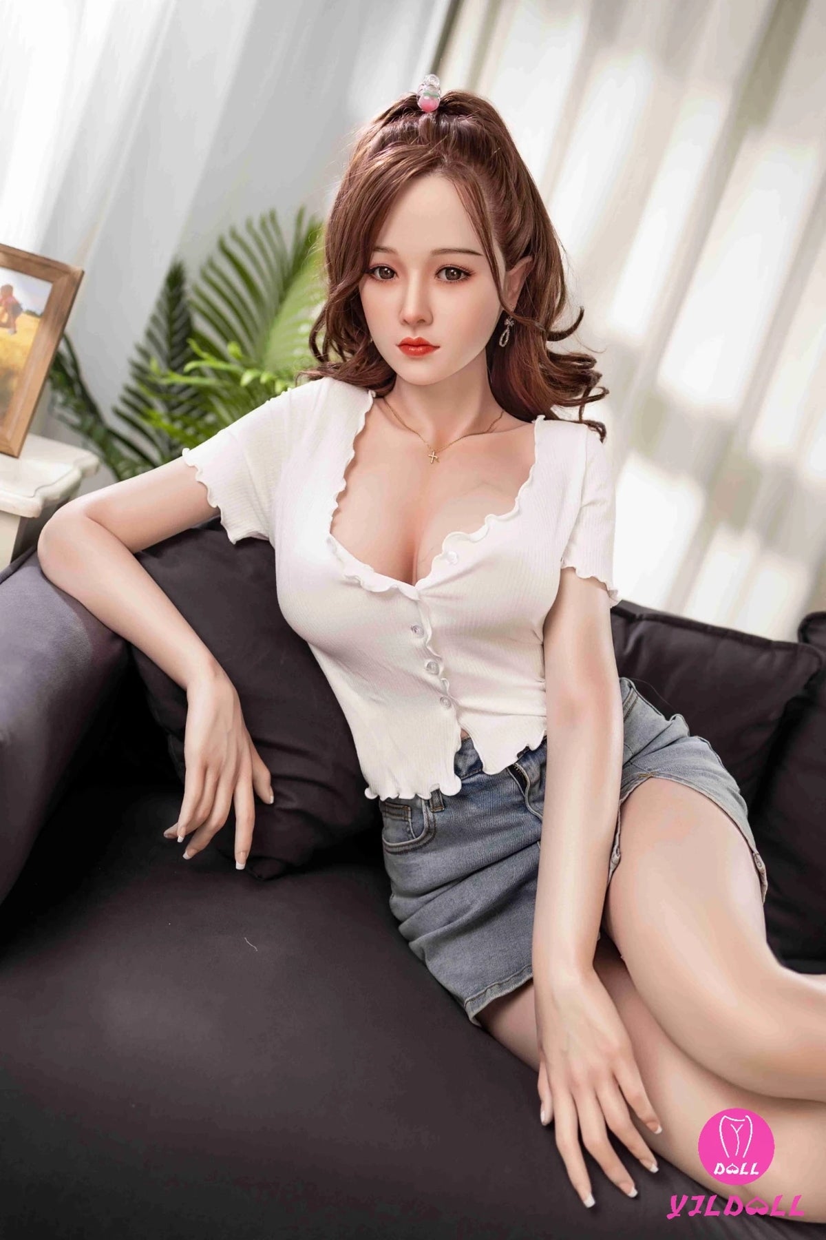 Addilinas seksa lelle (YJL Doll 165 cm D-Cup #359 TPE+Silikona)