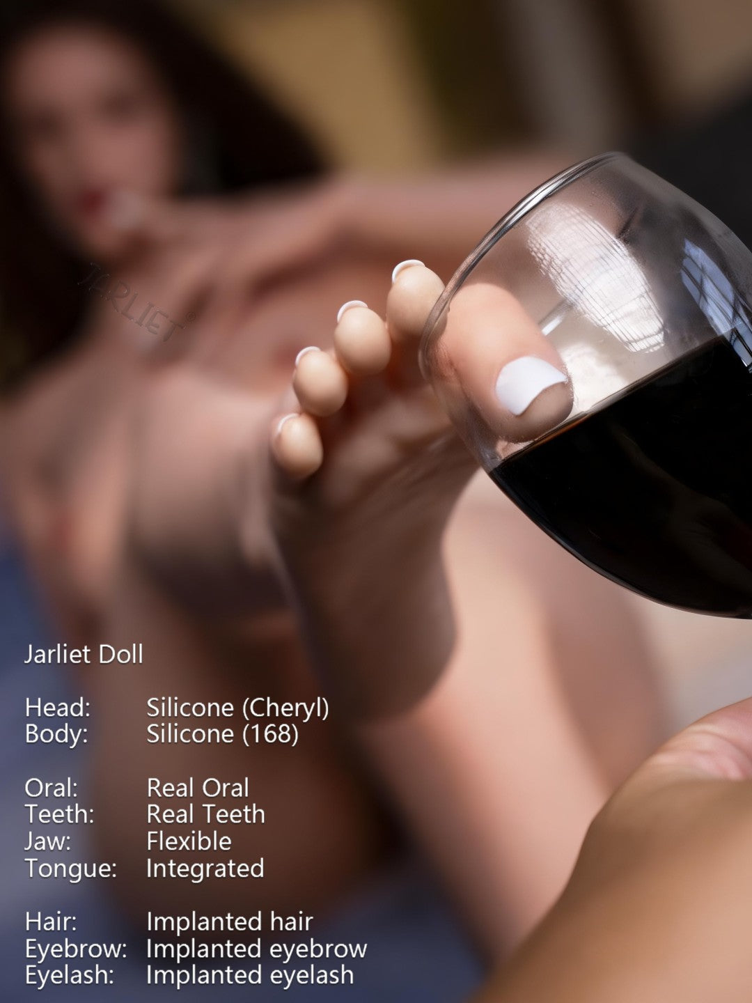 Šerilas seksa lelle (Jarliet 168 cm D-Cup silikona)