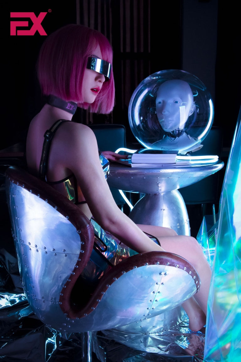 Jie CyberPunk seksa lelle (EXDoll 166 cm B kauss #Exclone Silicone)