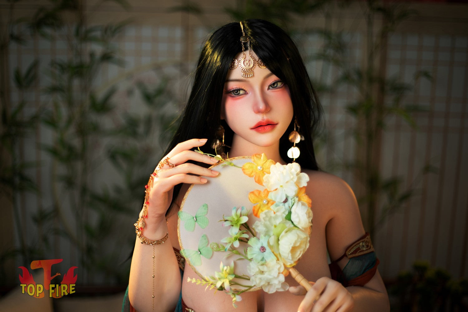 Seksa lelle Ārija (Top Fire Doll 160 cm F kauss T67 silikona)