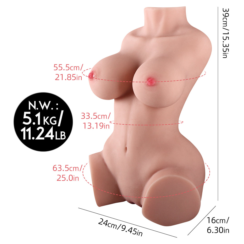 Izliekts rumpis (EL-Doll 39 cm D-kausa TPE) EXPRESS