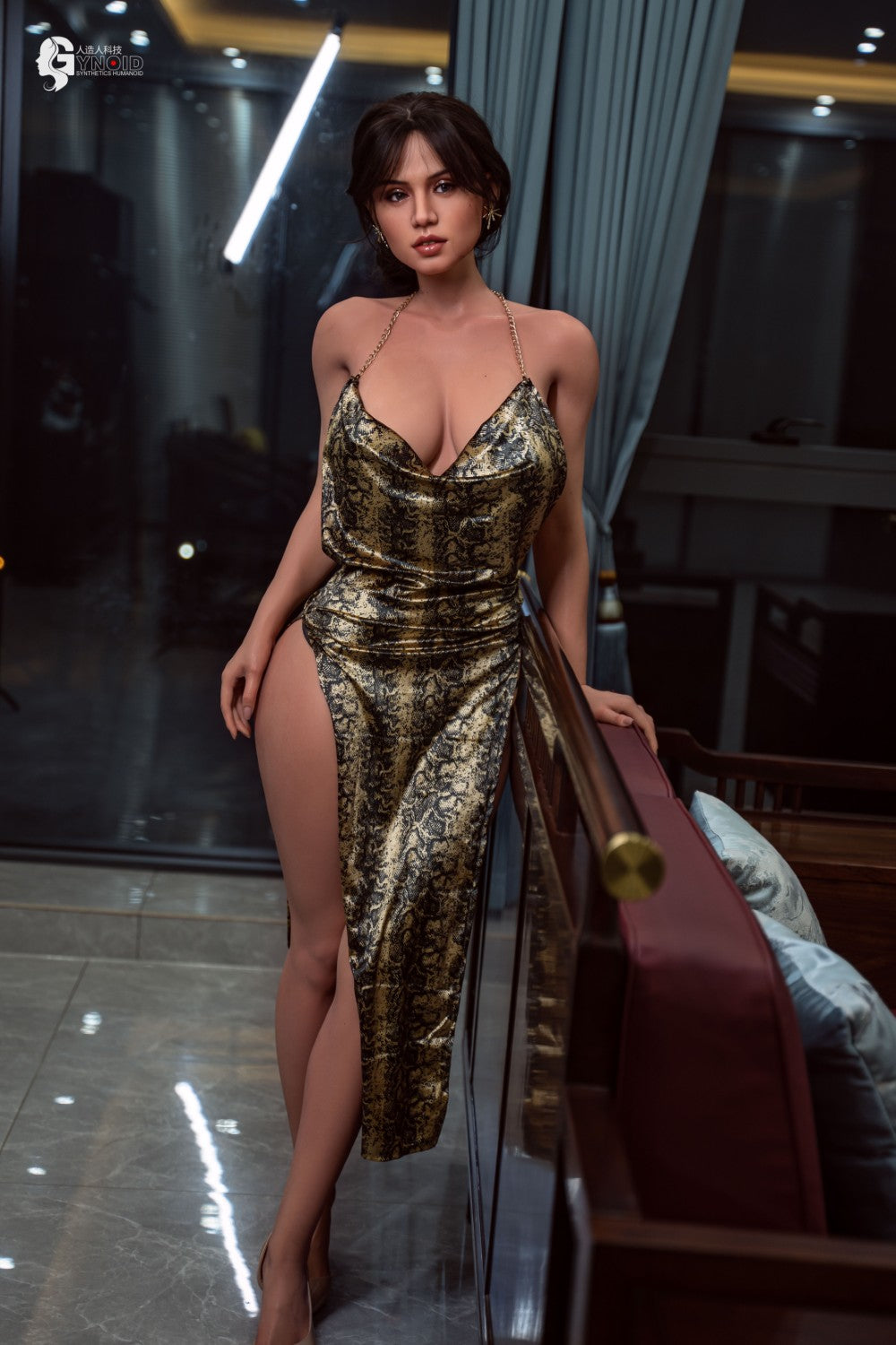 Seksa lelle Gina Model 21 Deluxe (Gynoid Doll 164 cm F-Cup silikona)
