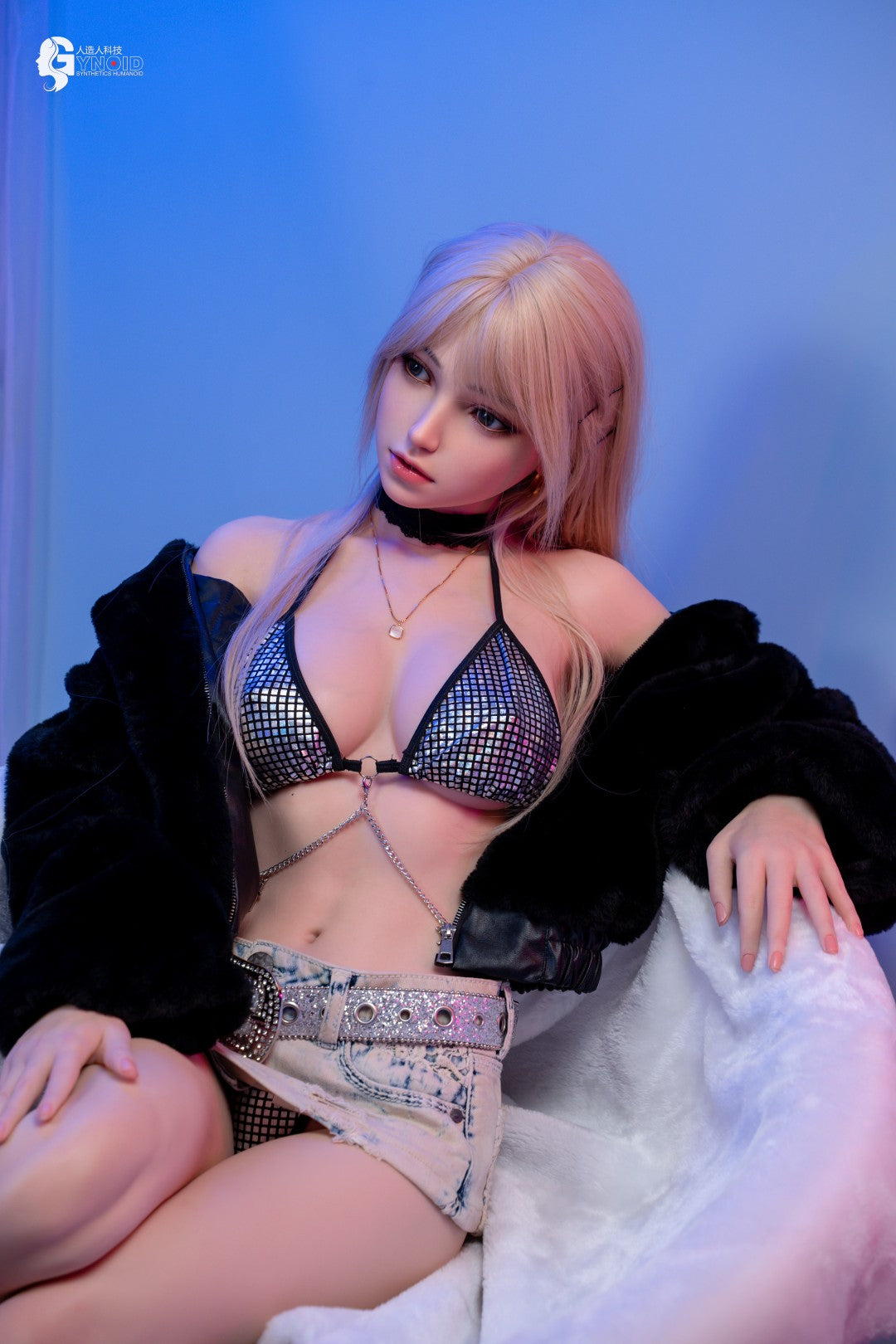 Elīna modele 24 seksa lelle (Gynoid Doll 156 cm D-Cup silikona)