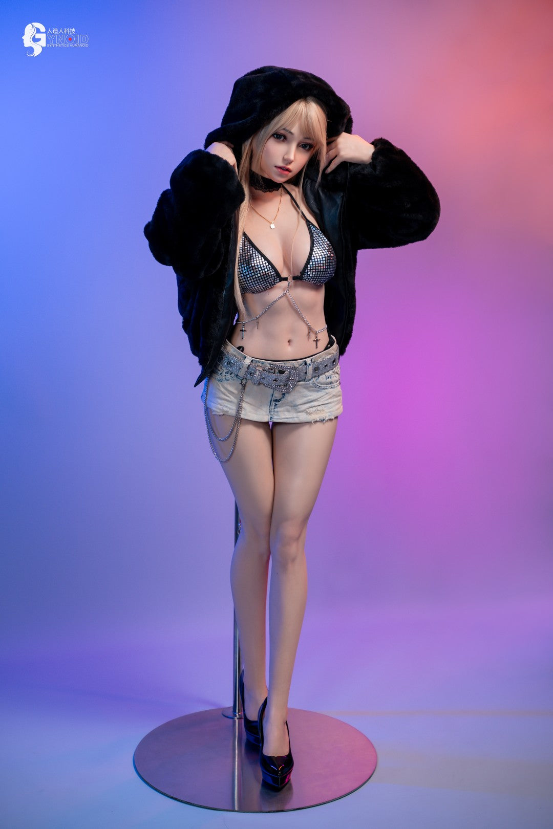 Elīna modele 24 seksa lelle (Gynoid Doll 156 cm D-Cup silikona)