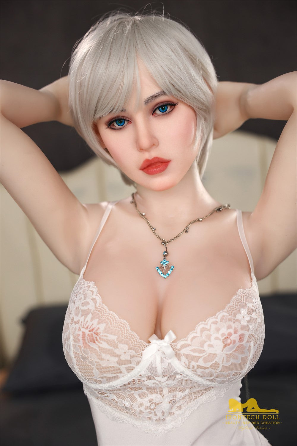 Andželija seksa lelle (Irontech Doll 159 cm G-Cup S2 TPE+silikons)