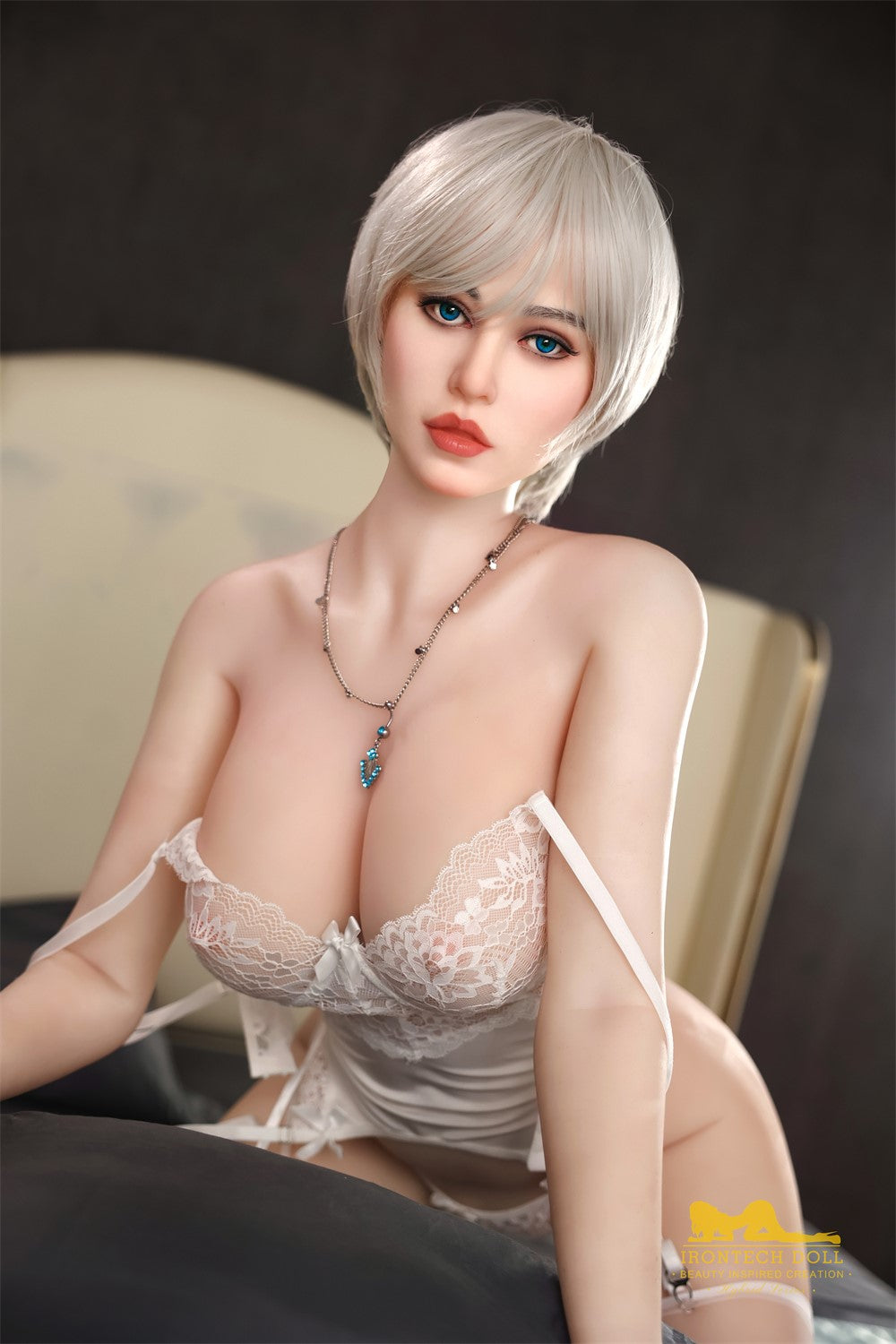 Andželija seksa lelle (Irontech Doll 159 cm G-Cup S2 TPE+silikons)