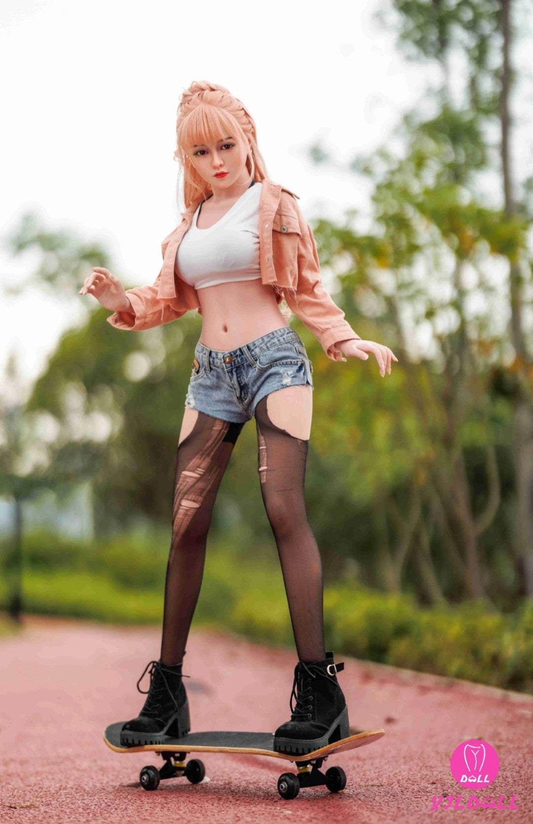 Anslija seksa lelle (YJL Doll 148 cm D-Cup #369 TPE+Silikona)