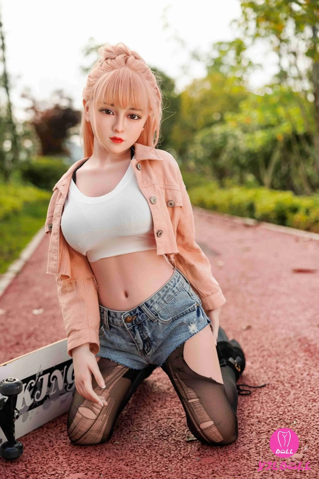 Anslija seksa lelle (YJL Doll 148 cm D-Cup #369 TPE+Silikona)