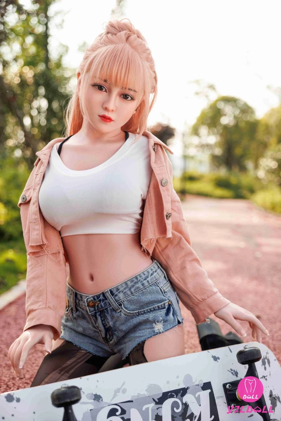 Anslija seksa lelle (YJL Doll 148 cm D-Cup #369 TPE+Silikona)