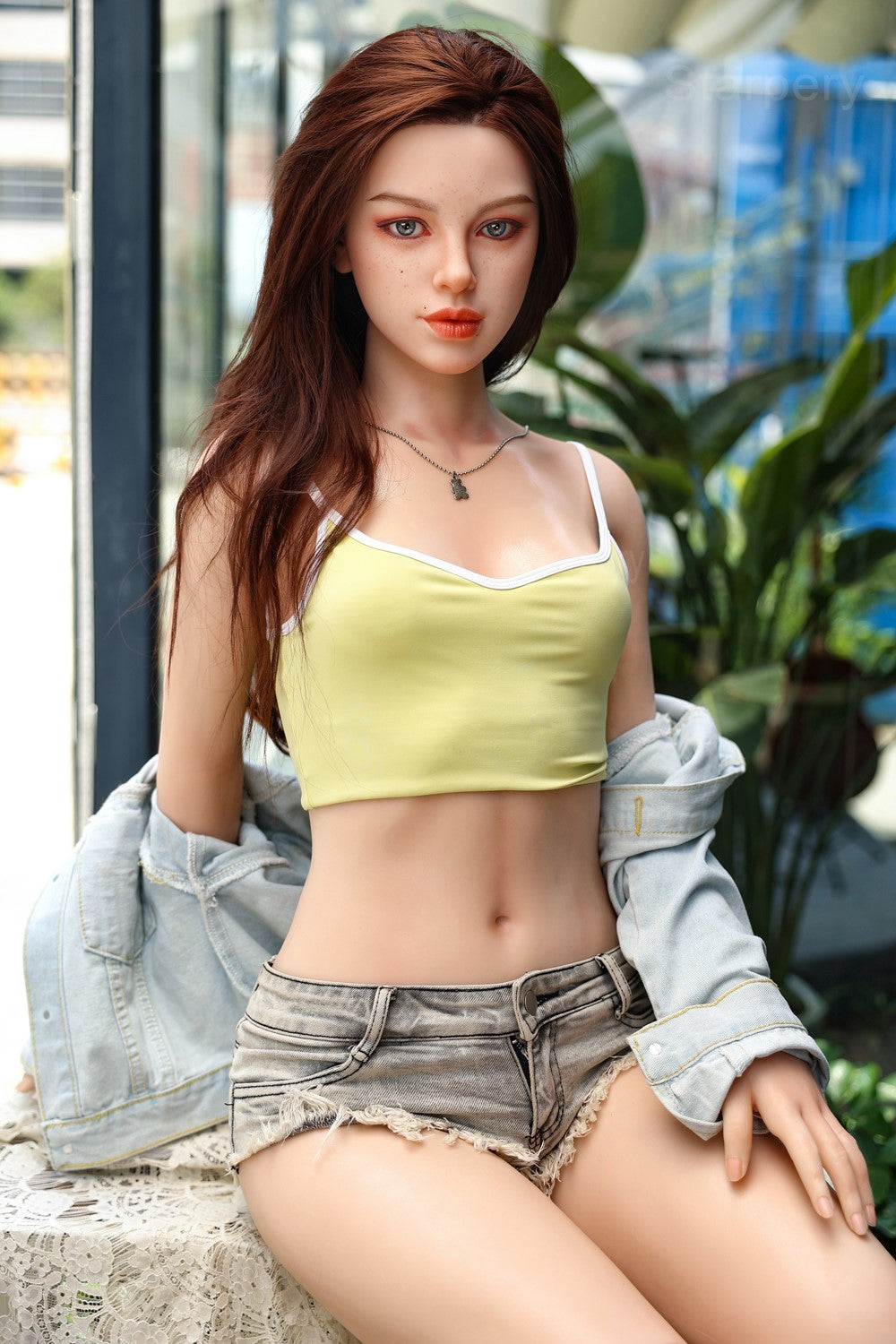 Hedija seksa lelle (Starpery 171 cm A glāze TPE + silikons)