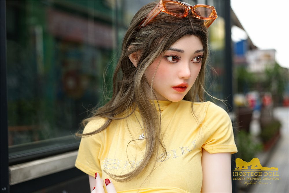 Eilīna seksa lelle (Irontech Doll 159 cm G-Cup S40 TPE+silikons)