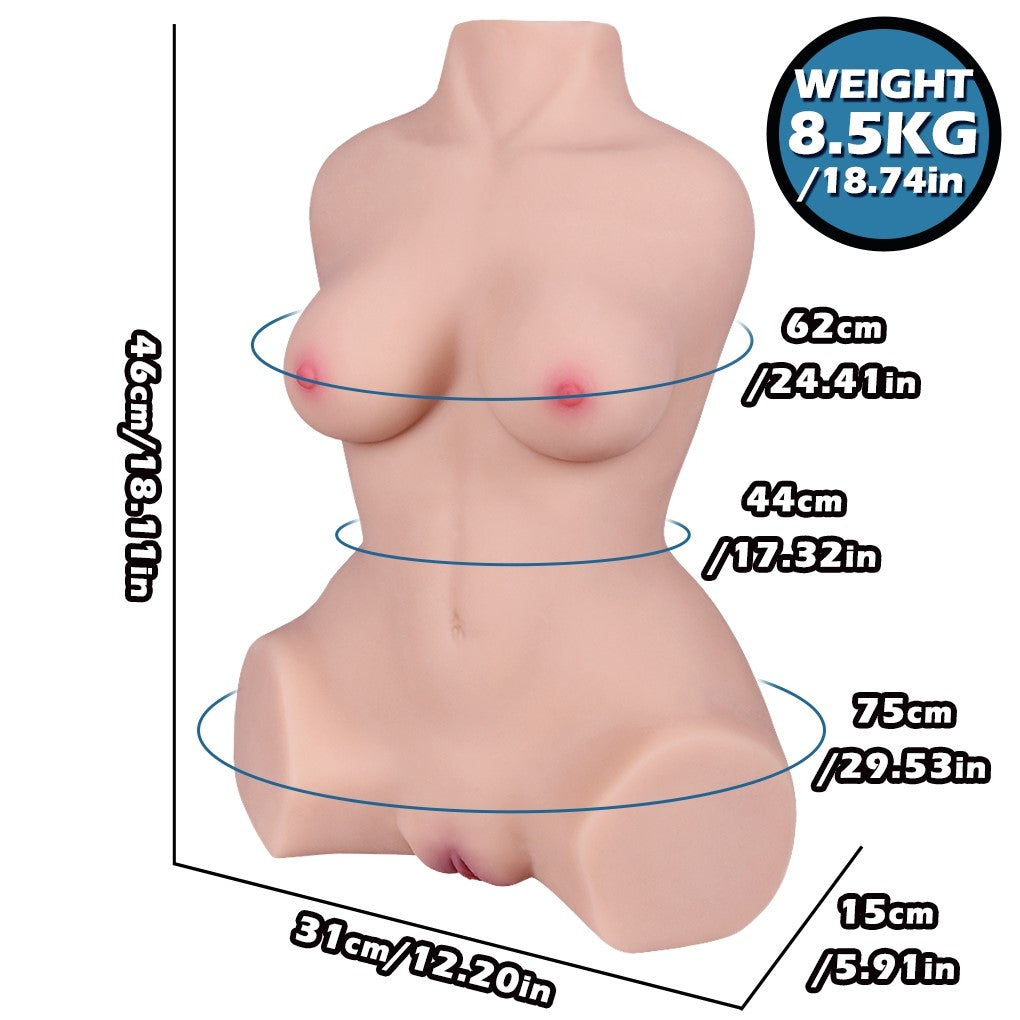 Izliekts rumpis (EL-Doll 46 cm C-kausa TPE) EXPRESS