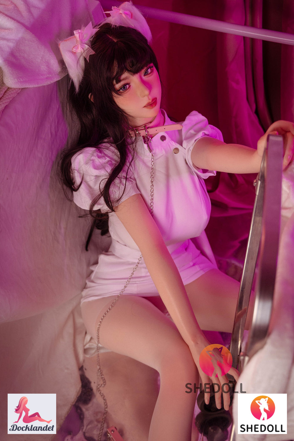Kosame seksa lelle (SHEDOLL 168 cm D-Cus #SH147 2.0 silikons)