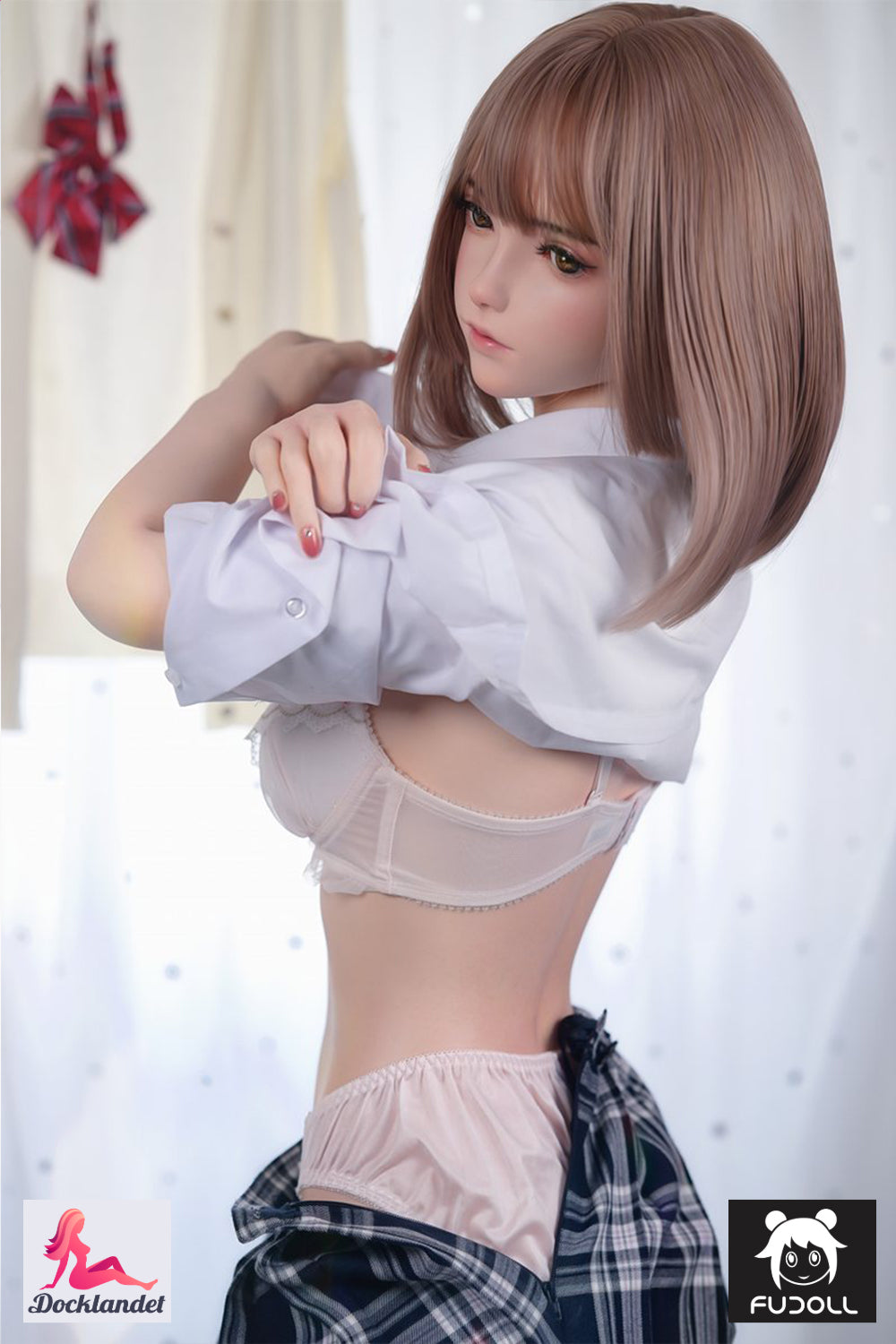 Sjao seksa lelle (FUDoll 150 cm B kauss # J024 Silikona)