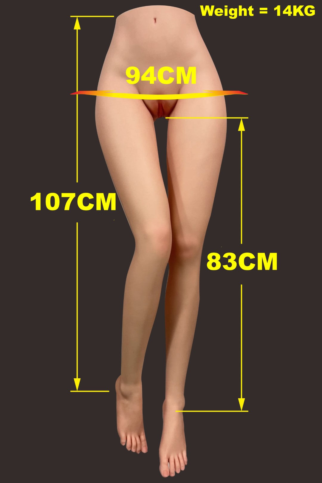 kauls (Tayu-Doll 107cm silikons)