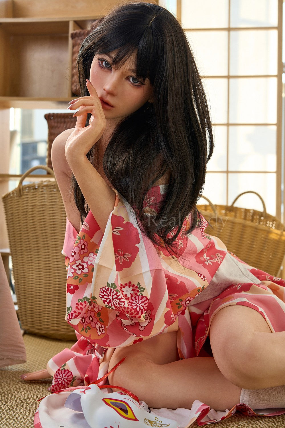 Seksa lelle Kagura (Real Lady 150 cm F-kauss T6 RST silikons)