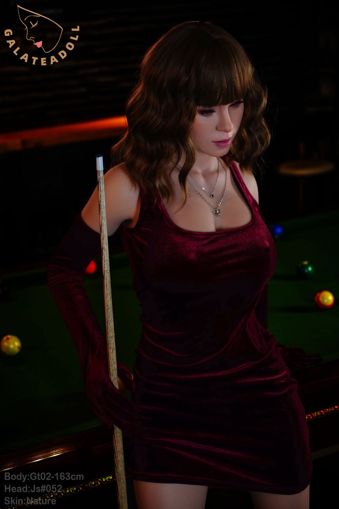 Nevadas seksa lelle (Galatea Doll 163 cm D-Cup #052 Silikona)