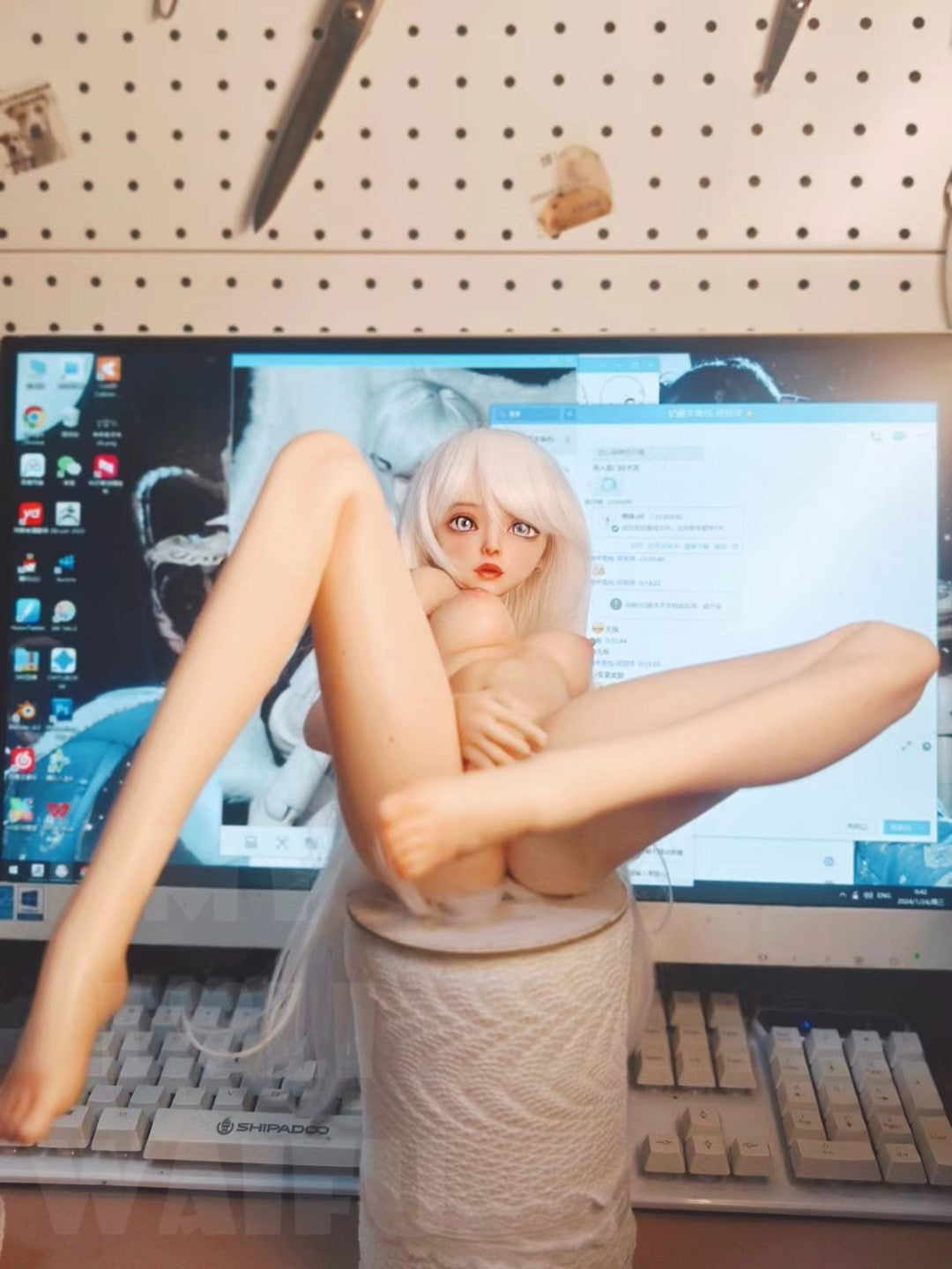 Nanasaki seksa lelle (My Loli Waifu 60 cm C-Cup #M1 silikona)