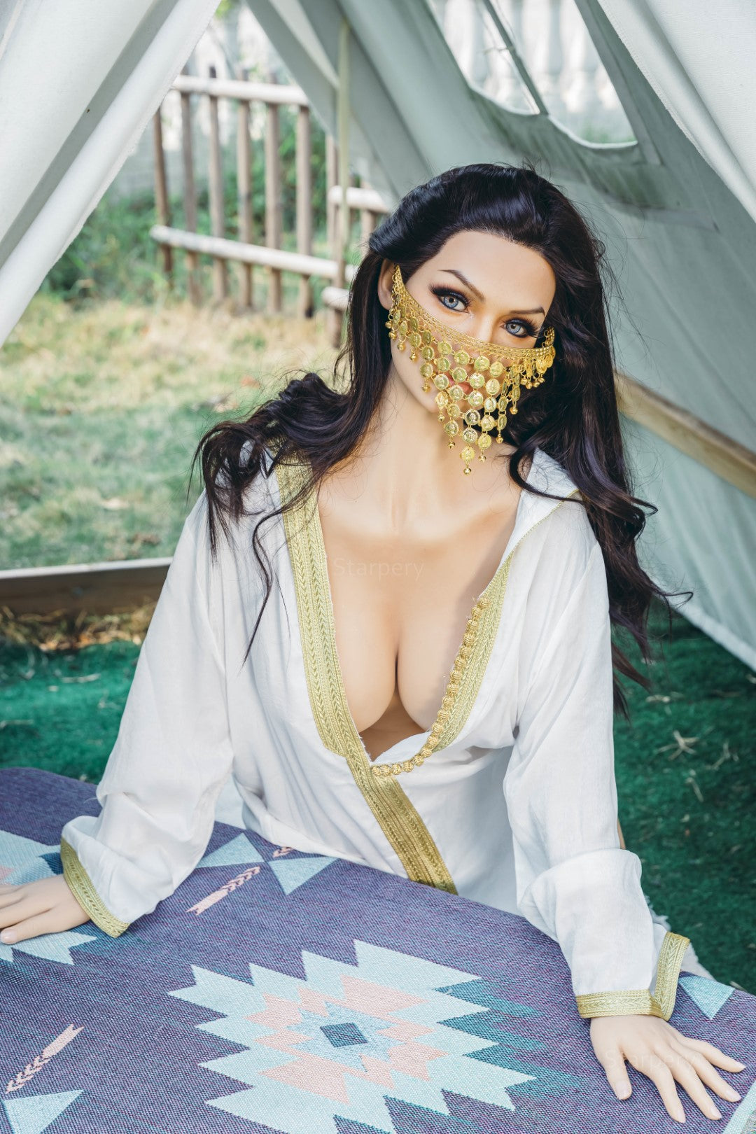 Seksa lelle Amira (Starpery 165 cm G-kauss TPE + silikons)