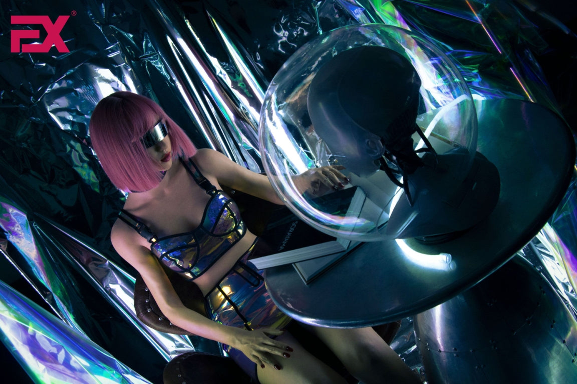 Jie CyberPunk seksa lelle (EXDoll 166 cm B kauss #Exclone Silicone)