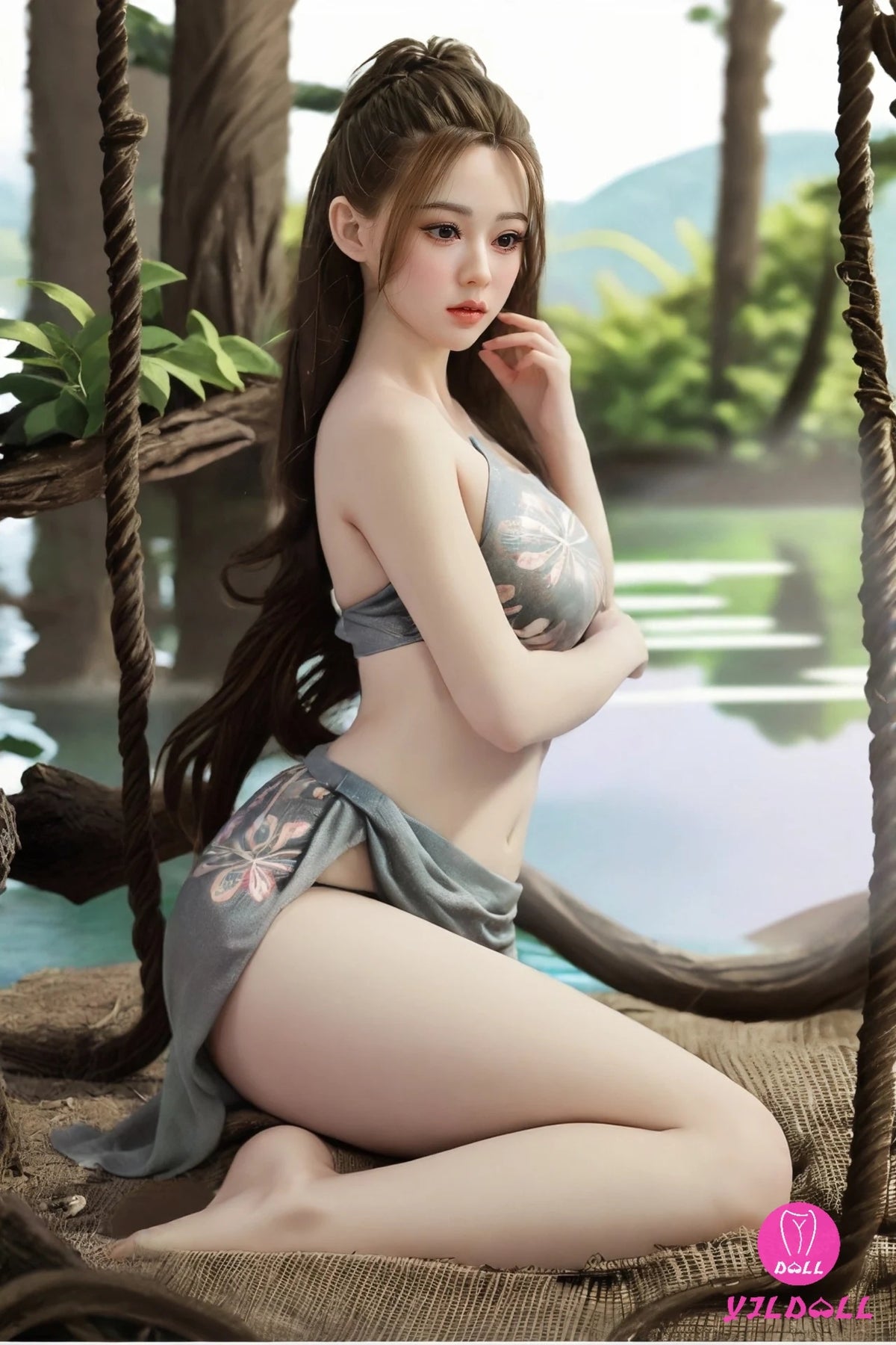 Elliota seksa lelle (YJL Doll 168 cm E-Cus #402 TPE+Silikona)