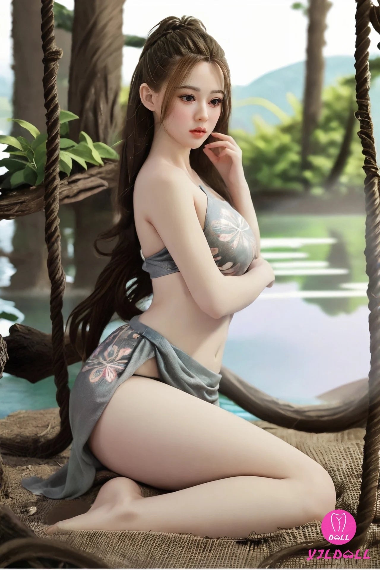 Elliota seksa lelle (YJL Doll 168 cm E-Cus #402 TPE+Silikona)