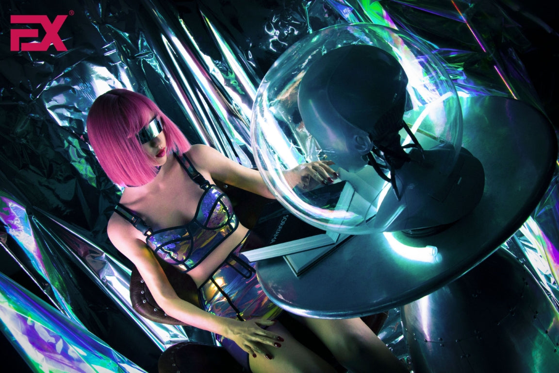 Jie CyberPunk seksa lelle (EXDoll 166 cm B kauss #Exclone Silicone)