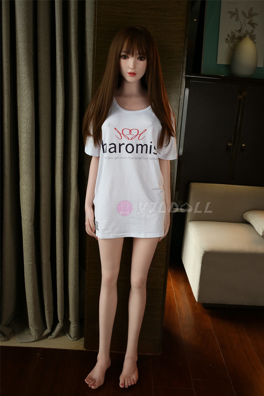 Deng Ting seksa lelle (YJL Doll 160 cm D-Cup silikona)