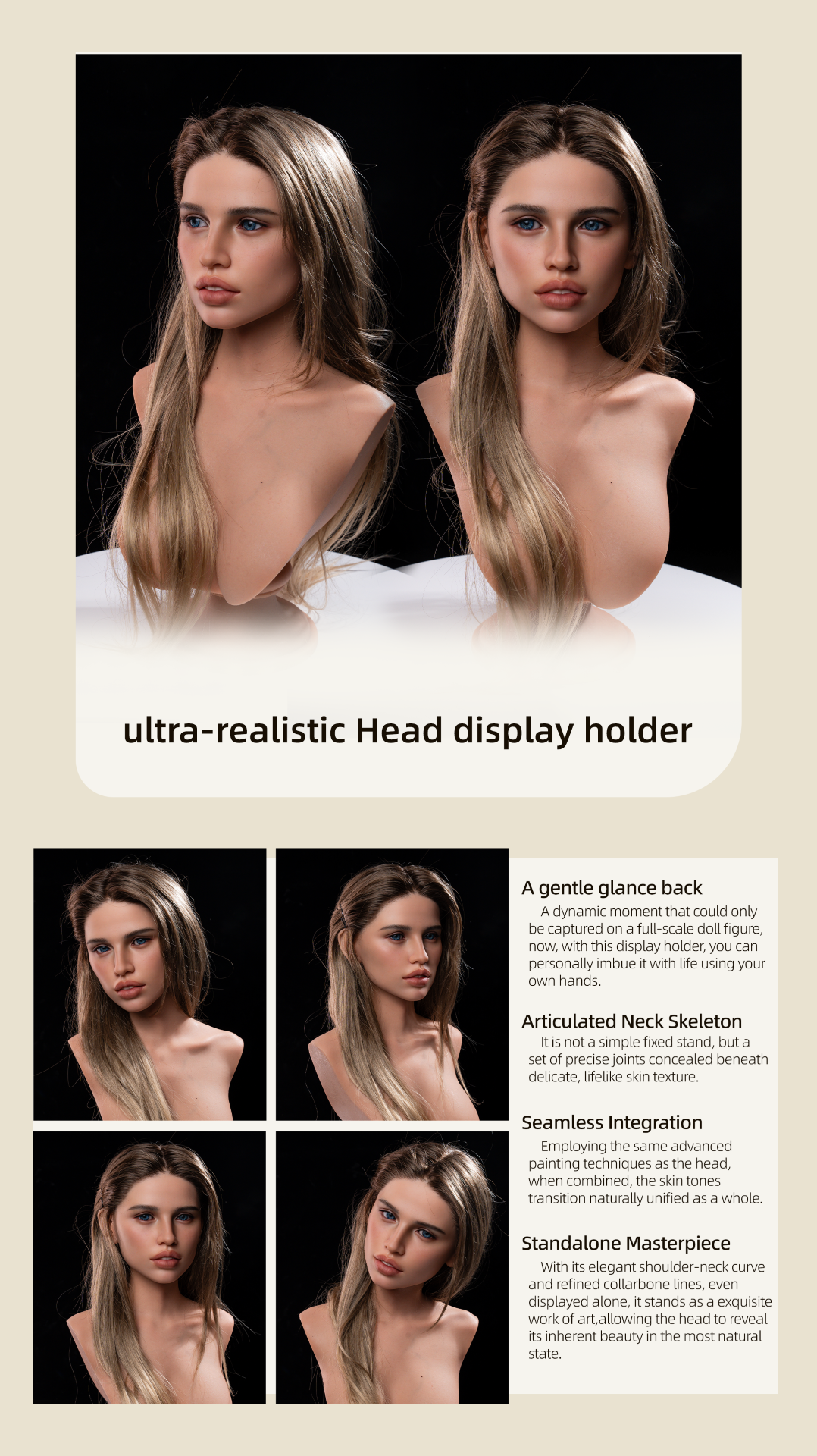 Luksusa seksa lelle Elsa Model 21 (Gynoid Doll 164 cm F-Cup silikona)
