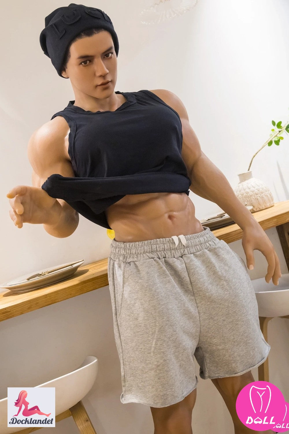 Ričards vīriešu dzimuma lelle (YJL Doll 180 cm MD012 silikons)