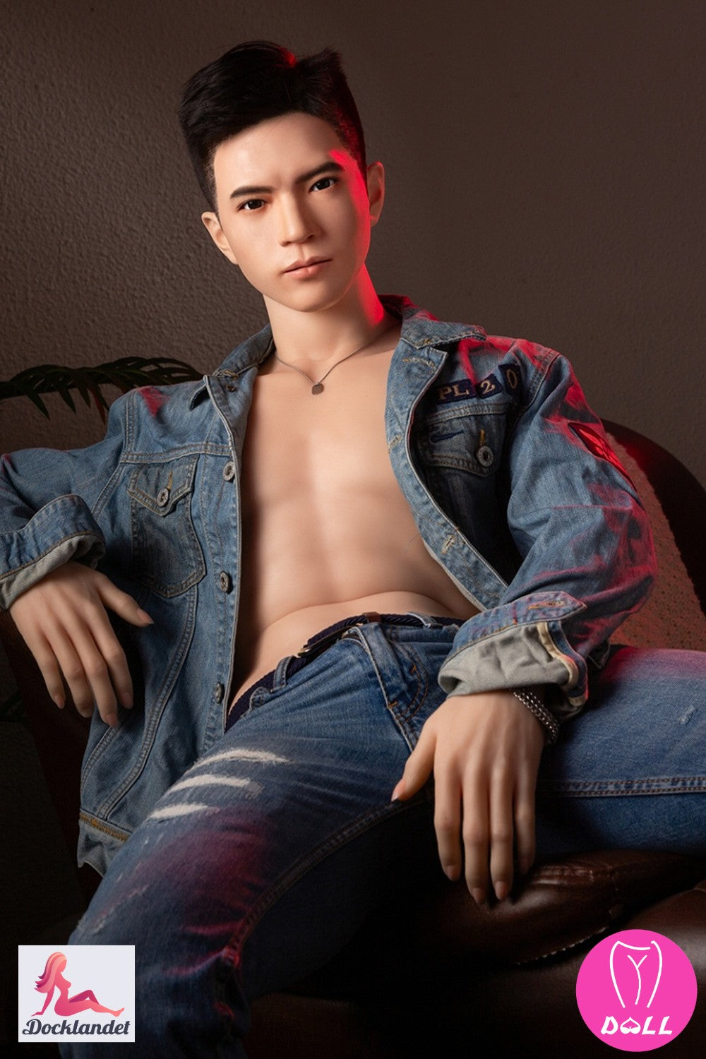 Edvards vīriešu dzimuma lelle (YJL Doll 177 cm MD018 silikons)