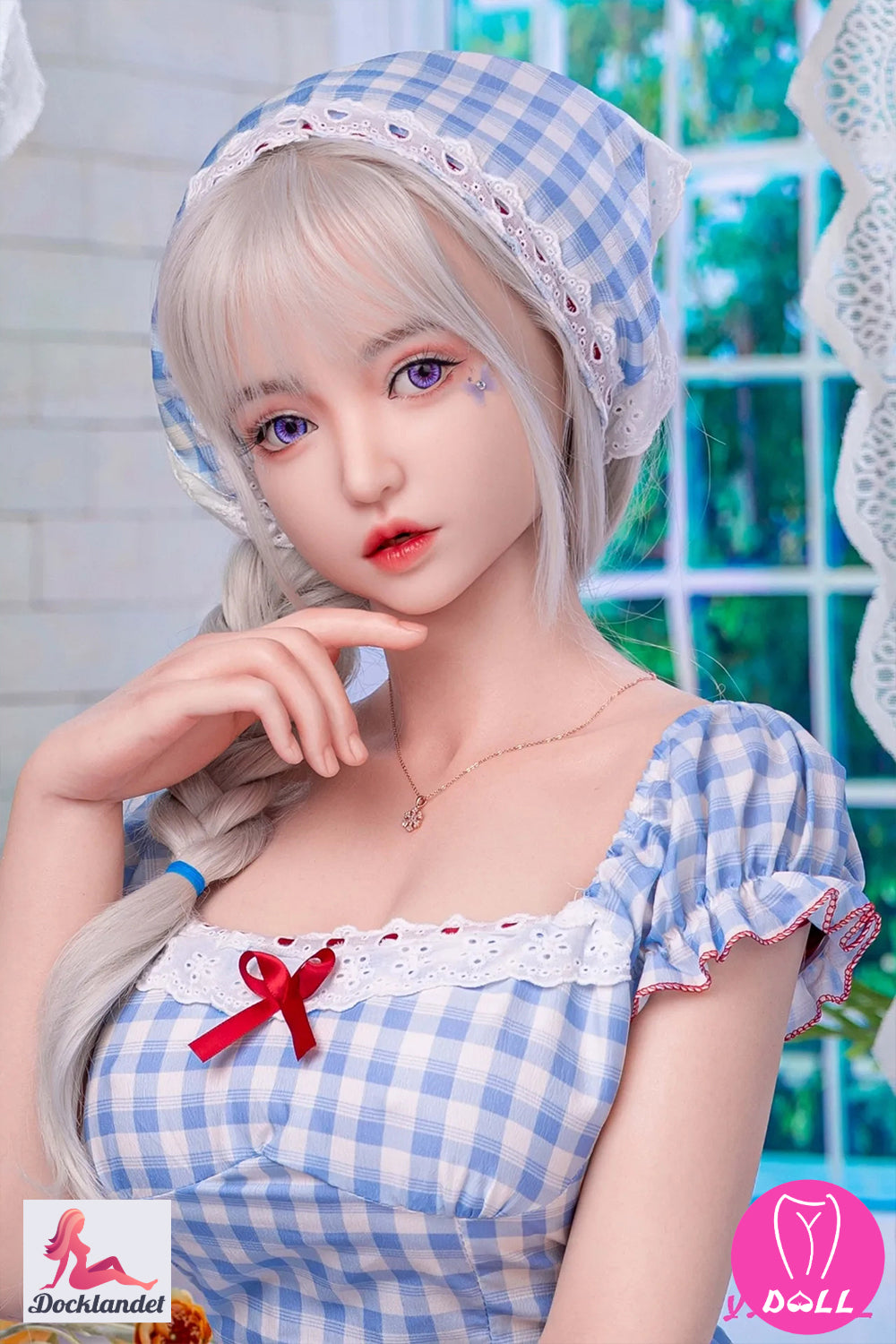 Lv Ling seksa lelle (YJL Doll 168 cm E-Cus #457 silikons)